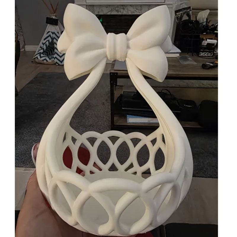 Hollowed-out Bow-shaped Jewelry Storage Box, Cute Style